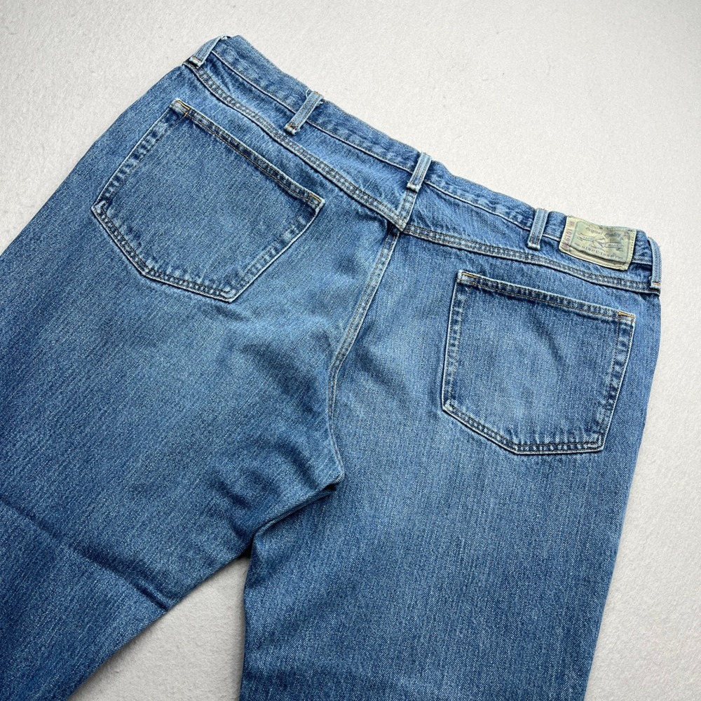RedHead Easy Fit Blue Jeans Mens 44x30 Medium Wash Straight Leg Denim